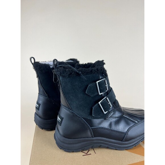 Koolaburra by UGG Imree Moto Boots Black Womens 5 Waterproof Insulated Shoes NWB - Picture 9 of 12